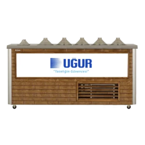 UĞUR UDM 5+2 MF AHŞAP SOSLUKLU Dondurma Fıçıları