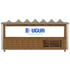 UĞUR UDM 6+2 MF AHŞAP SOSLUKLU Dondurma Fıçıları