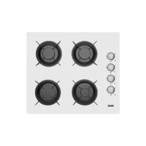 UĞUR UEO 6040W0 BCY 2R1 Set Üstü 4 Gözlü Beyaz Cam Ocak