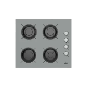 UĞUR UEO 6040W0 GCY 2R1 Set Üstü 4 Gözlü Gri Cam Ocak