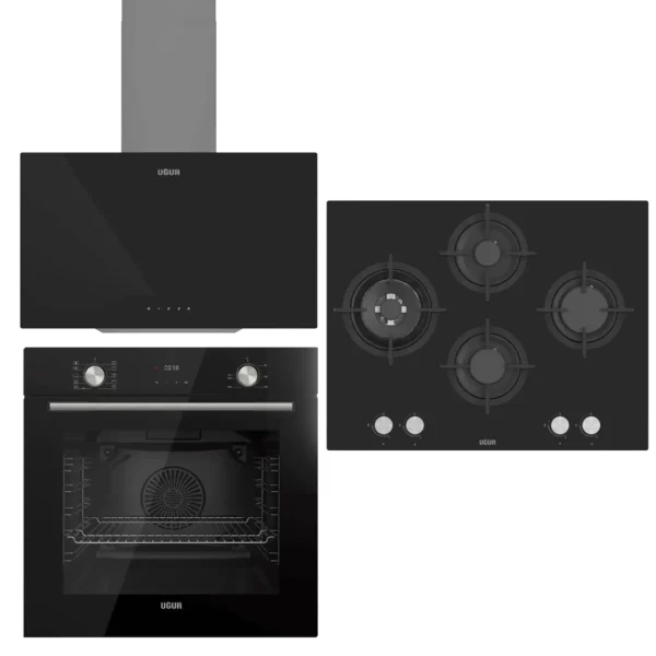 plus-steam-chef-siyah-cam-3-lü-ankastre-set-0
