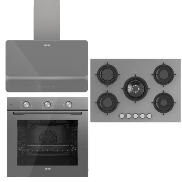 premium-wide-gri-cam-3-lü-ankastre-set-0