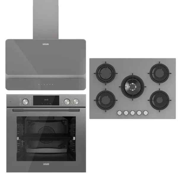 premium-wide-steam-chef-gri-cam-3-lü-ankastre-set-0